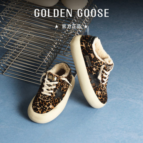GoldenGoose厚底低帮毛绒休闲鞋