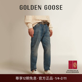 Golden GGDB 牛仔长裤 Goose男时尚 运动休闲修身