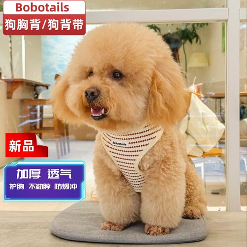 狗狗背带透气耐磨牵引绳胸背心式