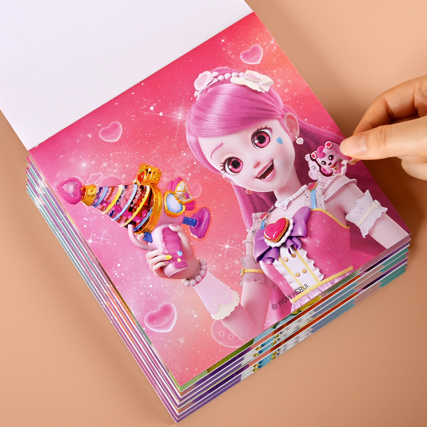 奇妙萌可装扮贴纸书爱心3到6岁儿童贴贴乐女孩手工粘贴画益智玩具,玩具/童车/益智/积木/模型,贴纸,淘宝优惠券,粉丝福利购,淘宝优惠卷