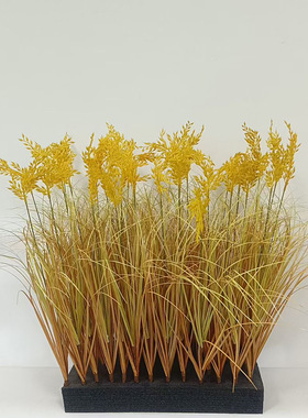 新款仿真稻谷麦穗禾苗水稻穗假花塑料花田园装饰五谷丰登拍摄道具