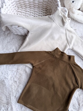 Millie Baby｜【穿了脱不下来】新面料暖绒软糯自发热高领打底衫