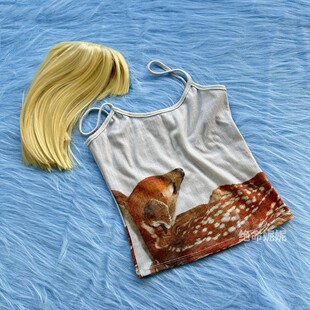 爱咋穿咋穿 小鹿乱撞吊带 绝 om原标