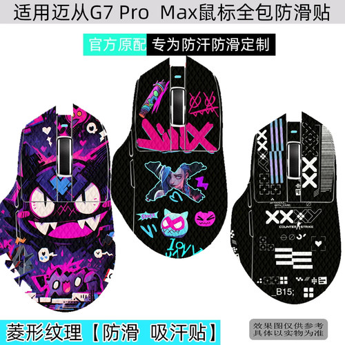 适用G7Promax全包鼠标防滑贴