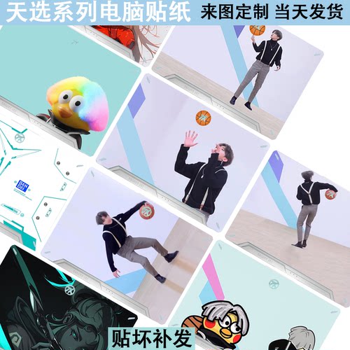 天选蔡徐坤ikun电脑贴纸