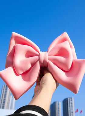 su7装饰紫色蝴蝶结金鹏电动三轮车配饰可爱公仔装饰品小配件