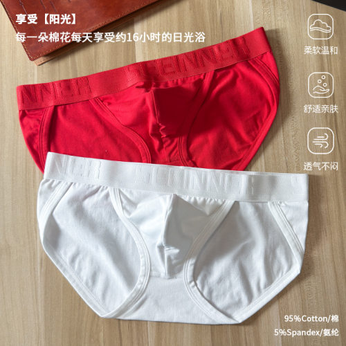 seeinner2026新款男士纯棉三角内裤高叉低腰亚马逊速卖通跨境欧码
