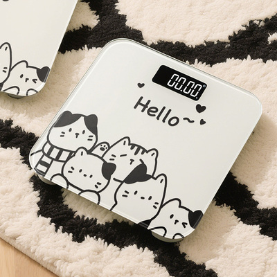 多巴胺体重秤家用精准电子秤2025新款小型减肥专用秤充电款人体秤