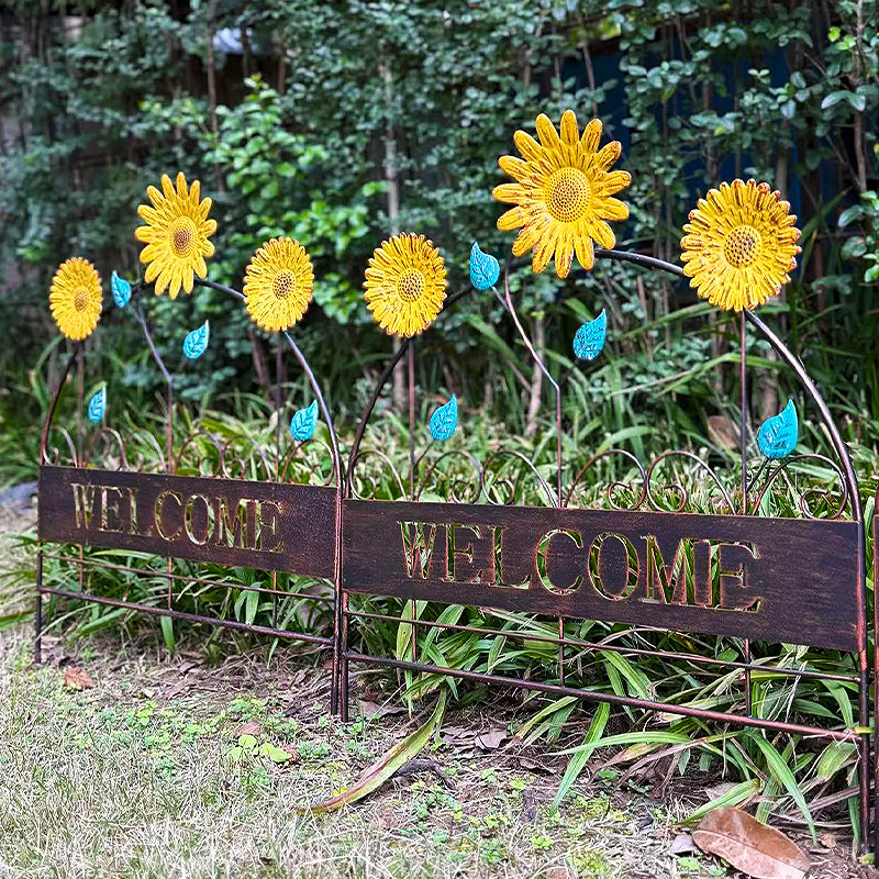 简约向日葵花栅栏花园爬藤架子户外庭院藤曼植物花架铁艺围栏隔断,鲜花速递/花卉仿真/绿植园艺,栅栏,淘宝优惠券,粉丝福利购,淘宝优惠卷