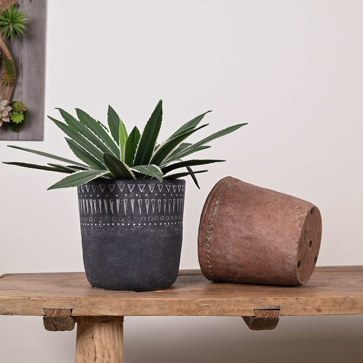 复古红陶水泥多肉家用大号透气蝴蝶兰花盆绿植盆栽欧式花园摆件,鲜花速递/花卉仿真/绿植园艺,花盆,淘宝优惠券,粉丝福利购,淘宝优惠卷