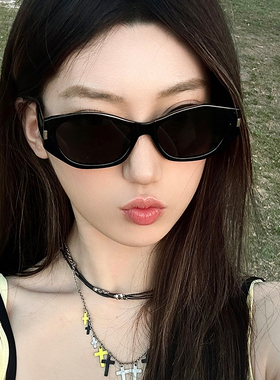 小框猫眼gm墨镜女潮辣妹高级感