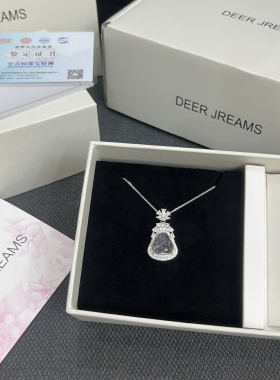 天然高冰水沫玉佛公2025年新款项链女S925纯银新年送女友生日礼物