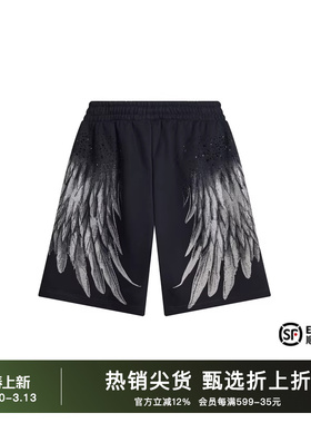 TCH轻奢2024春夏季新款烫钻休闲短裤男女同款T72B216082