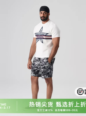 TCH轻奢2024夏季新款烫钻个性休闲短裤男女同款T72B216027