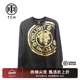 TCH潮牌卫衣套头烫金豹子宽松上衣秋新款 男女圆领长袖 T66C11E6008
