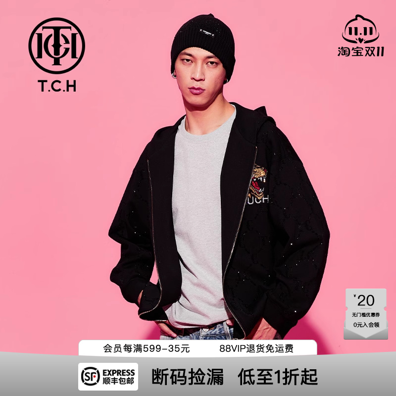 休闲时尚格纹烫钻小众休闲外套