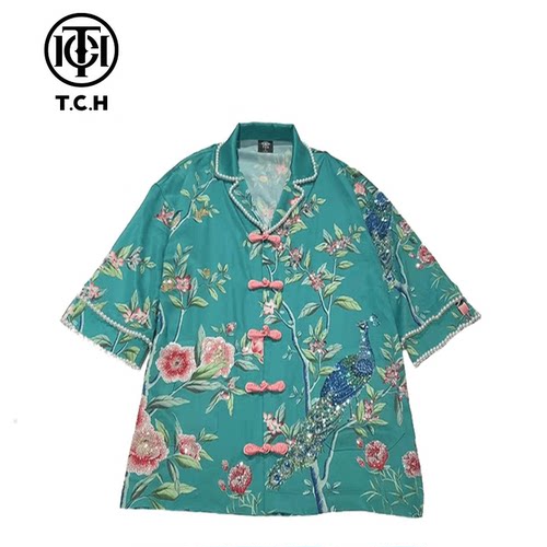 烫钻设计感手工款珍珠开衫
