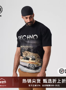 TCH潮牌2025秋季新款烫钻时尚百搭短袖T恤经典系列T72B106156