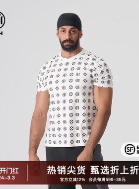 TCH潮牌系列2025秋夏新款烫钻满印时尚休闲短袖T恤T72B106085