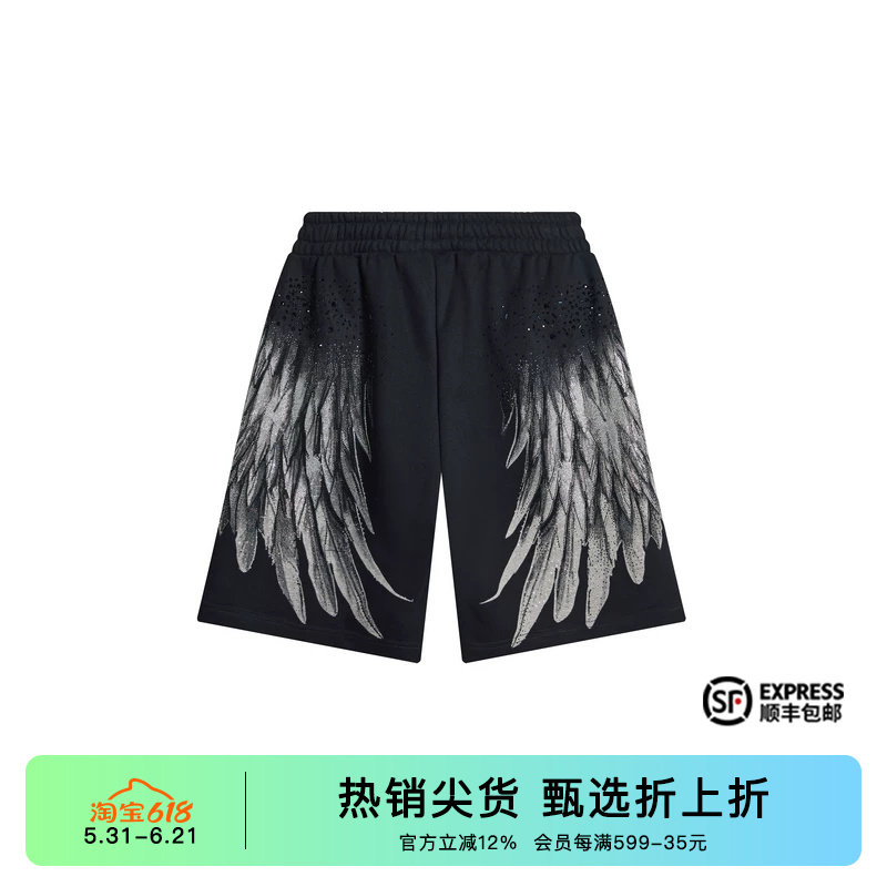 TCH轻奢春夏季新款烫钻休闲短裤男女同款T72B216082