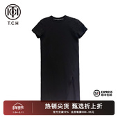 新款 TCH潮牌高奢烫钻时尚 休闲显瘦连衣裙2025夏季 T69B30E6011