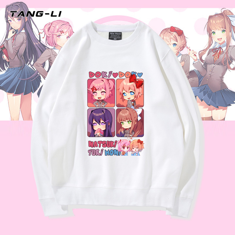 DokiDoki心跳文学部圆领卫衣