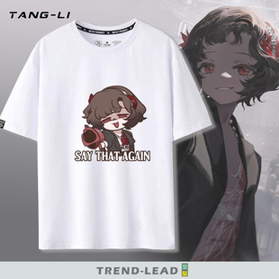 重返未来1999周边斯奈德红弩箭二次元动漫周边短袖T恤纯棉衣服夏