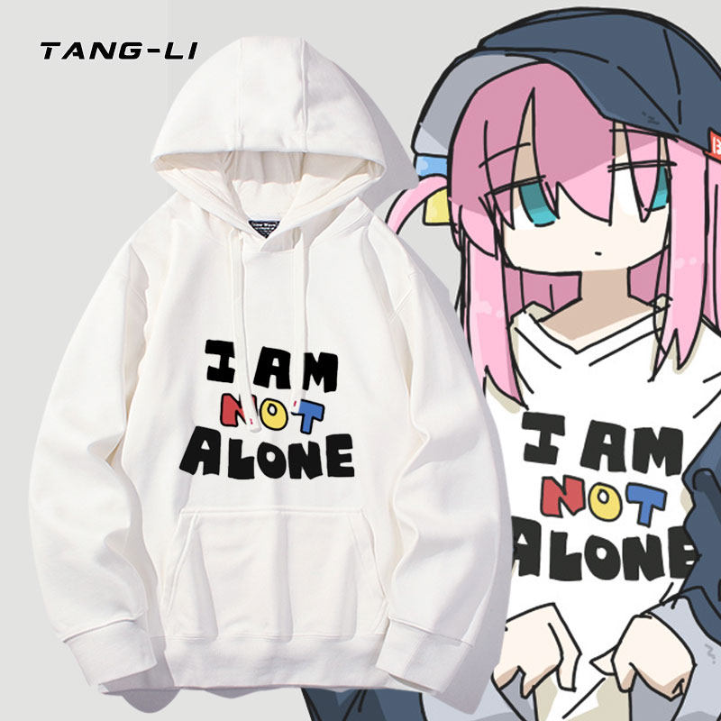 孤独摇滚同款动漫重磅连帽卫衣春秋男女薄款帽衫宽松休闲潮牌衣服