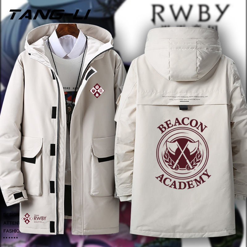 中长款RWBY四色战记露比羽绒服