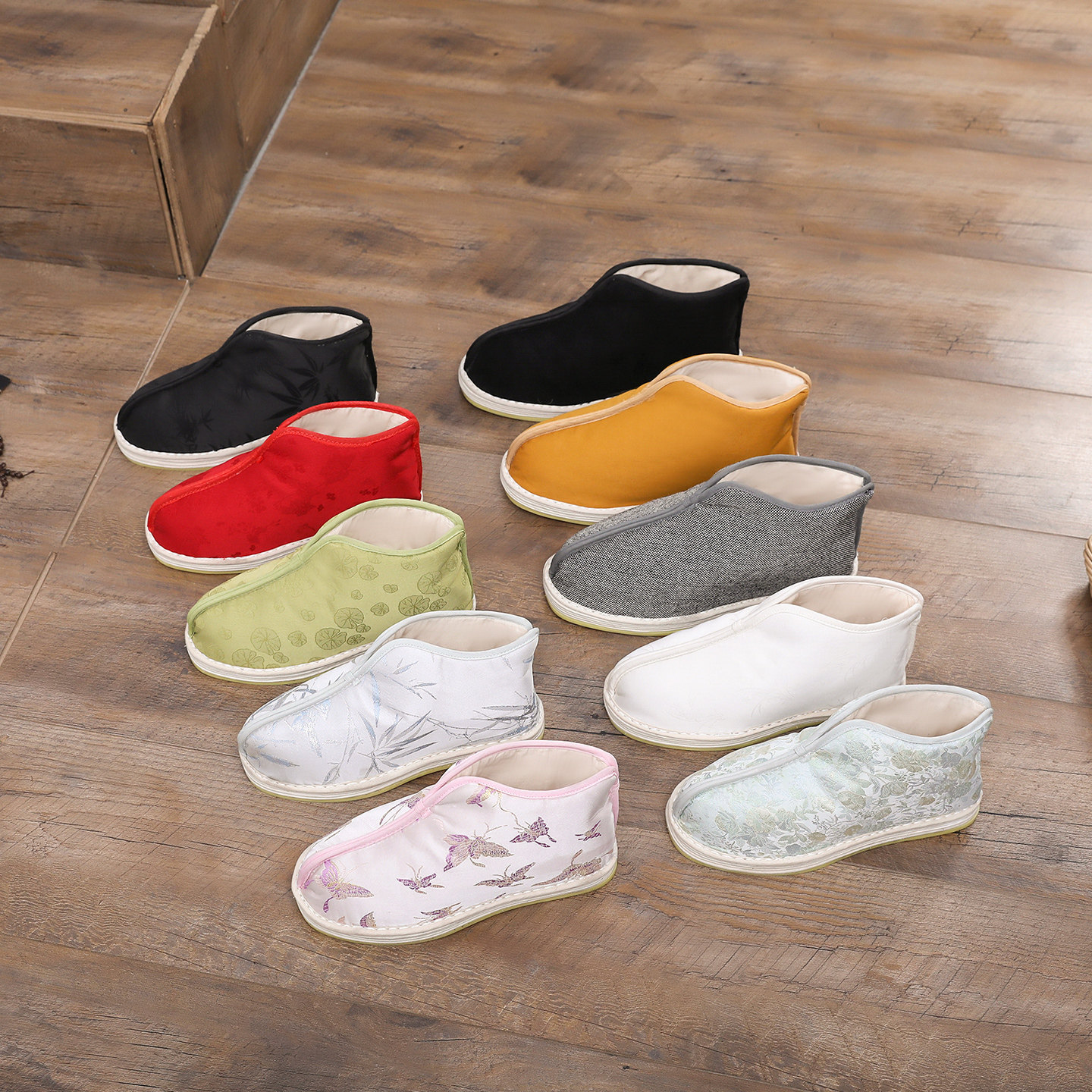 老北京棉鞋女保暖舒适中国风明制汉服鞋禅修居士鞋手工千层底布鞋