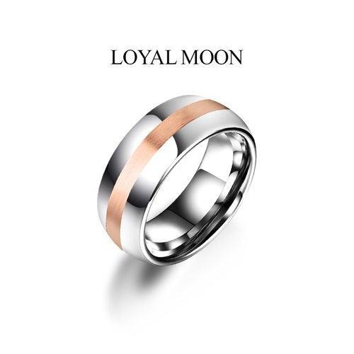 14k黄金戒指男士指环单身欧美