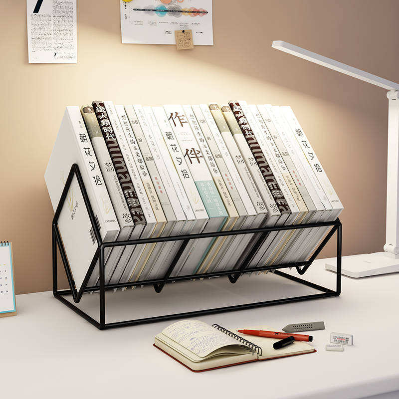桌面书架书桌收纳置物架简约小型书本桌上简易收纳架学生儿童书柜
