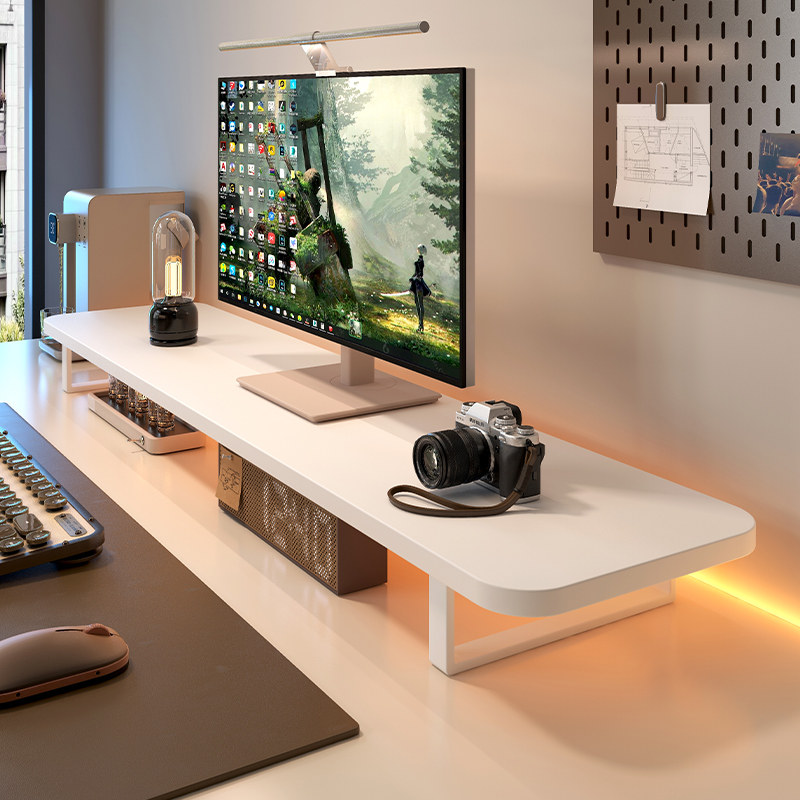 电脑增高架电竞房桌面置物架工位显示器底座支撑架加长笔记本支架