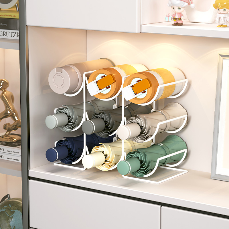 雨伞收纳层架家用门口玄关放雨伞神器雨伞桶放伞架子置物架桌面伞