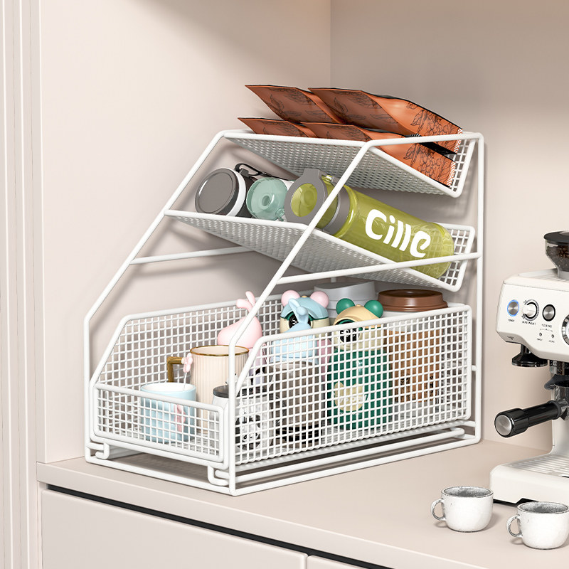 水杯置物架茶杯收纳架桌面多层咖啡杯架柜内餐桌餐边柜桌上杯子架