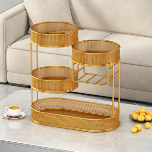 果盘客厅茶几家用桌面零食收纳盒水果盘篮2025新款高端精致高颜值