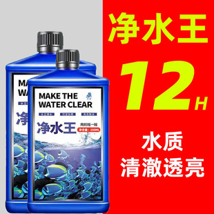 鱼缸净水剂澄清水质除臭懒人养鱼去腥净化改善水质水质清洁剂