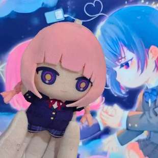 神椿市建设中花谱周边棉花娃娃花谱公仔努努体印花玩偶书包挂件