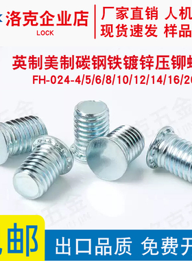 英制压铆螺钉FH-024-4/5/6/8/10/12/14/16/20/24