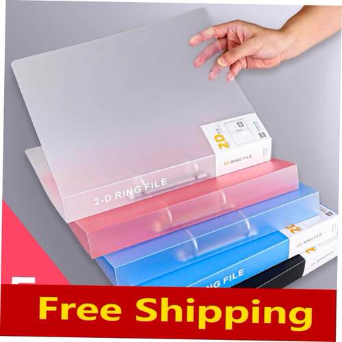 folder a4 2-d ring file 2holes loose leaf binder活页夹