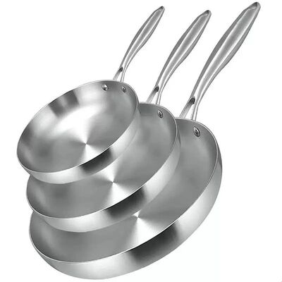 304 Stainless Steel Frying Pan, NonStick Pan Fried Steak Pot