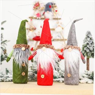 bottle Christmas wine Santa sleeve酒瓶套 decoration