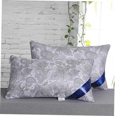 A pair of pillows with hotel pillow core students 枕芯