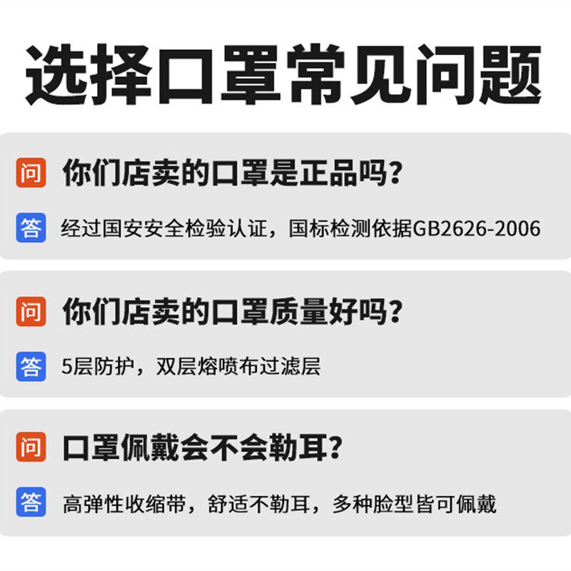 现货kn95口罩一次性防尘透气工业粉灰尘独立包装5层防护KN95成人