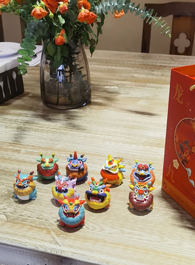 昂融招财祝福国潮龙年手办