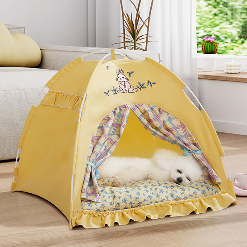 狗窝四季通用半封闭春夏帐篷泰迪比熊中小型犬狗床睡觉用狗房猫窝,宠物/宠物食品及用品,狗窝/屋/帐篷/沙发,淘宝优惠券,粉丝福利购,淘宝优惠卷