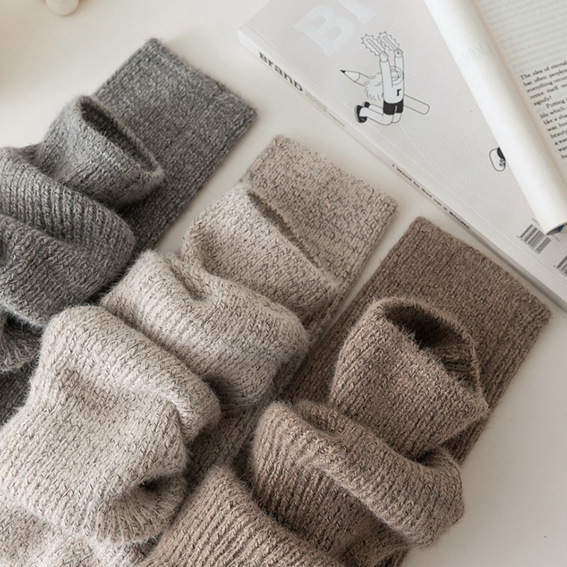 杂色长筒过膝袜套脚套靴套保暖女