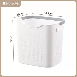 脏衣篓卫生间窄缝收纳筐家用洗衣篮洗澡间放衣服神器浴室分区衣篓