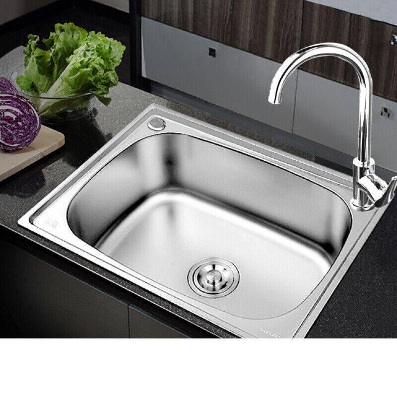 洗菜盆单槽台中盆304不锈钢水槽小单槽厨房洗菜盆洗碗池洗手盆一