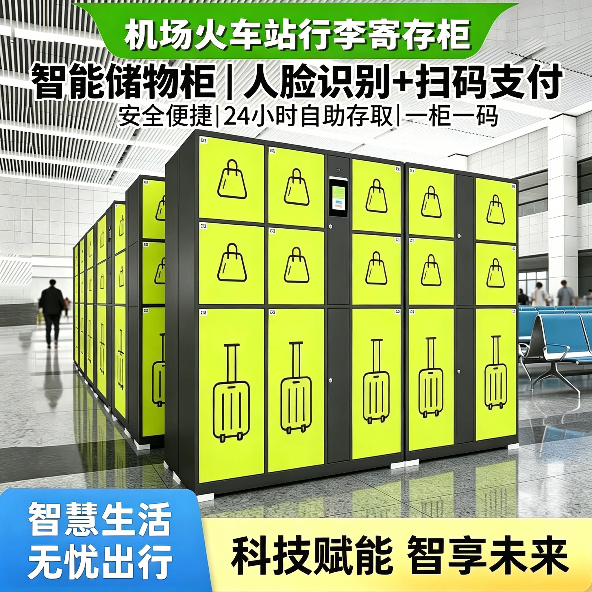 【全新升级ics系统】行李寄存柜